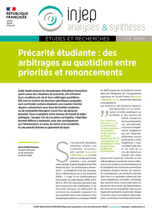 Précarité étudiante : des arbitrages au quotidien entre priorités et renoncements